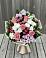 Букет цветов из: Альстромерии, Гвоздики, Розы и Хризантемы в Лямбирь