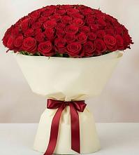 Букет 101 Красная роза Милано в Лямбирь