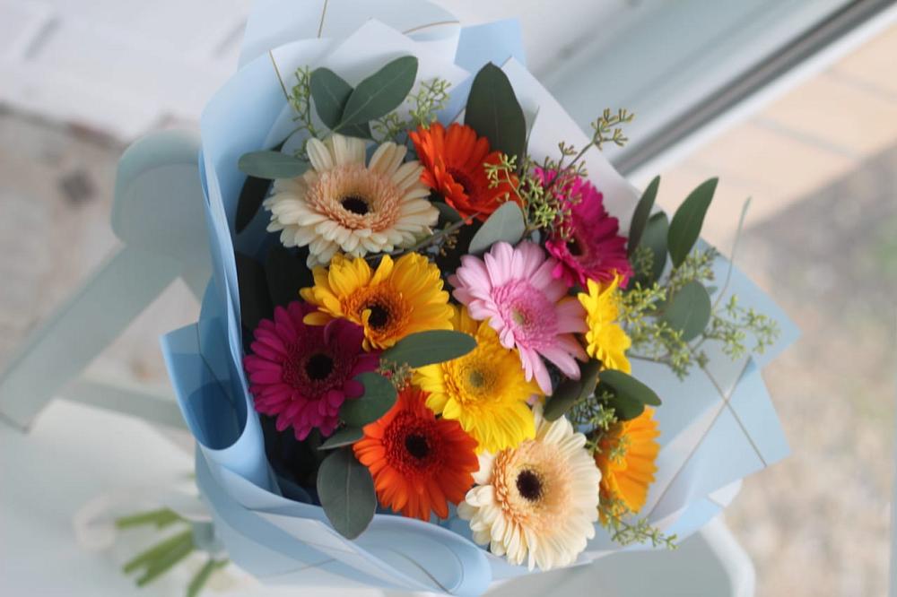 Букет цветов из: Герберы в Лямбирь