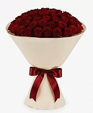 Букет 101 Бордовая роза Блэк Бакарра в Лямбирь