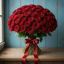 Букет Красные розы Блэк Меджик в Лямбирь