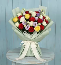 Букет цветов из:  Розы в Лямбирь
