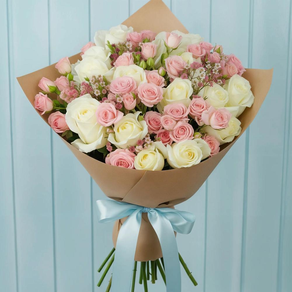 Букет цветов из: Розы в Лямбирь