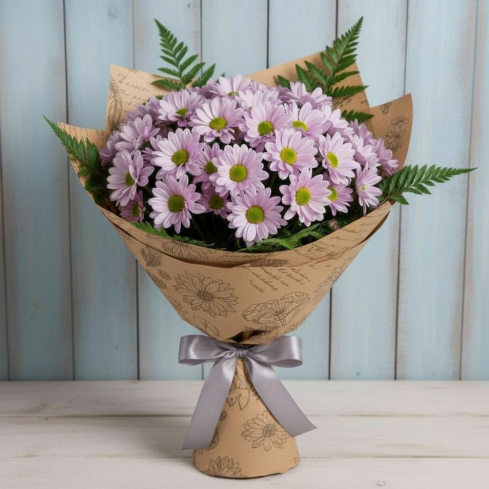 Букет цветов из: Хризантемы в Лямбирь