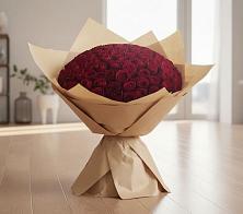 Букет 101 Красная роза в Лямбирь