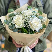 Букет цветов из:  Розы #REPLACE_PRED# Лямбирь