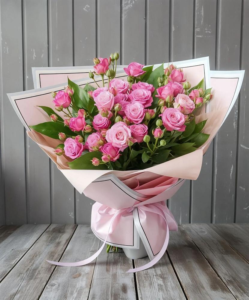 Букет Розовый кустик в Лямбирь