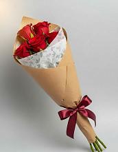 Букет цветов из:  Розы в Лямбирь
