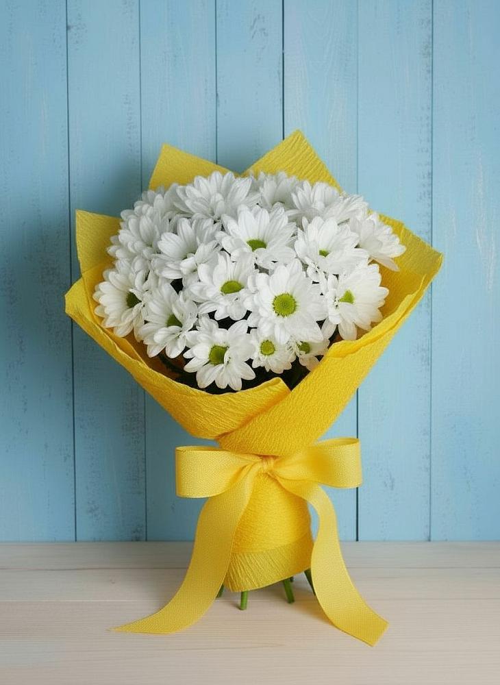 Букет цветов из: Хризантемы в Лямбирь