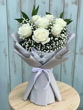 Букет цветов из:  Розы в Лямбирь