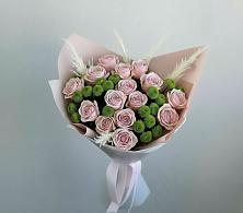 Букет цветов из:  Розы и Хризантемы в Лямбирь