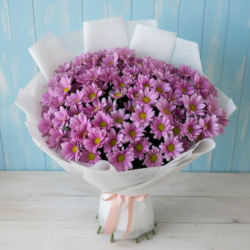 Букет цветов из: Хризантемы в Лямбирь