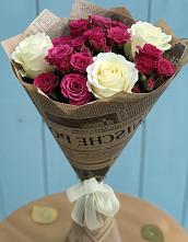 Букет цветов из:  Розы в Лямбирь