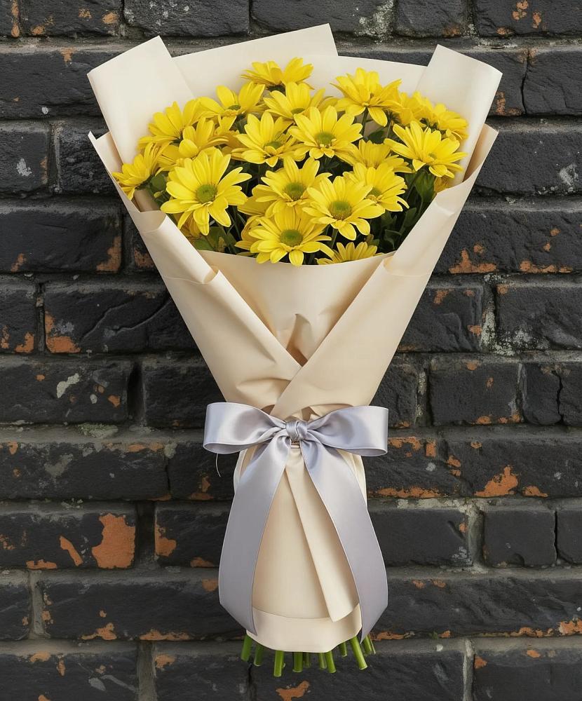 Букет цветов из: Хризантемы в Лямбирь