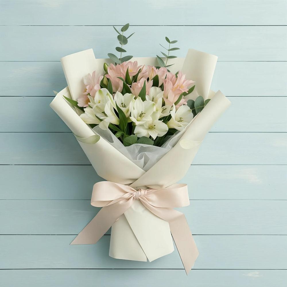 Букет цветов из: Альстромерии в Лямбирь