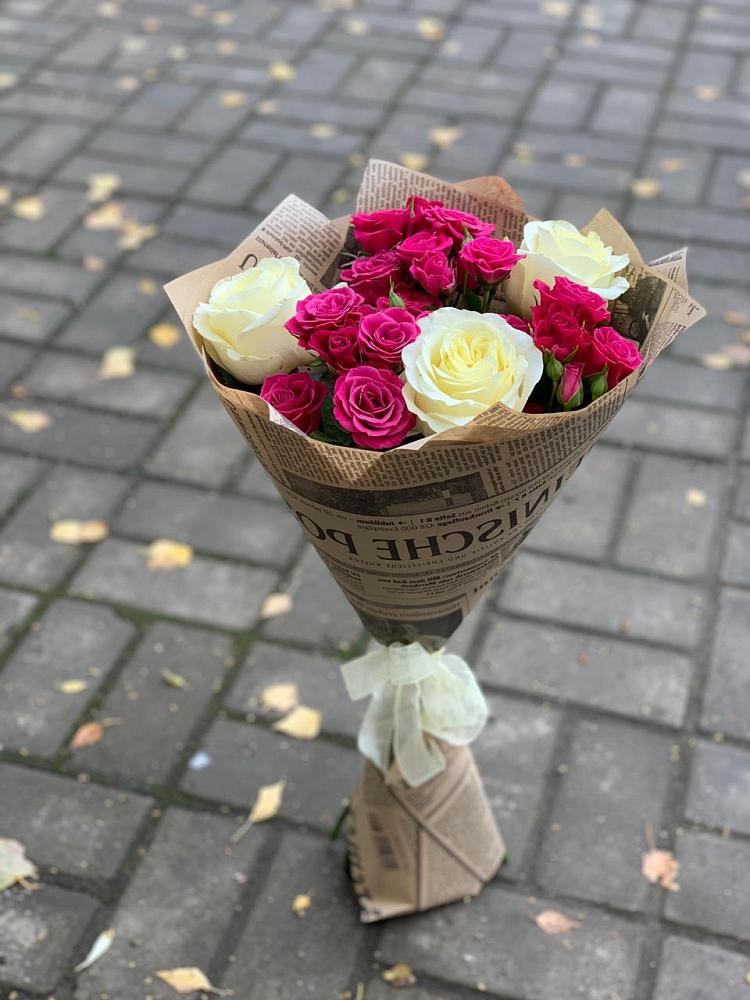 Букет цветов из: Розы в Лямбирь