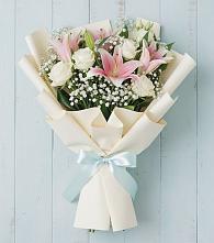 Букет цветов из:  Лилии в Лямбирь